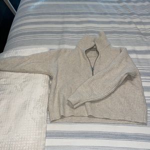 Everlane Half Zip Sweater